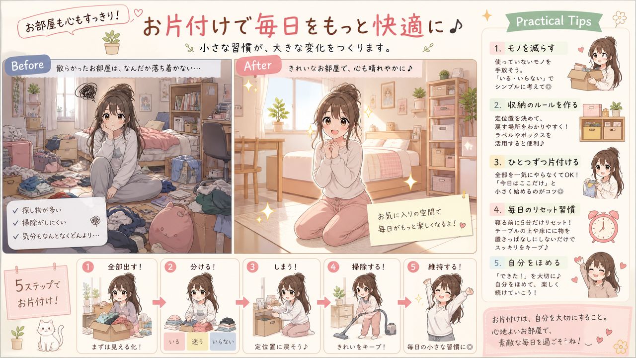 免费看片生活动漫分享·整理收纳技巧